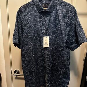 Robert Graham Blue Casual Button Down Shirt